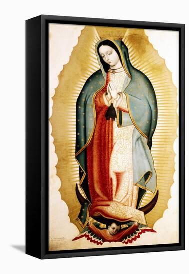 The Virgin of Guadalupe, Museo de America, Madrid, Spain-Miguel Cabrera-Framed Premier Image Canvas