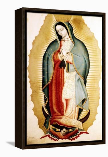 The Virgin of Guadalupe, Museo de America, Madrid, Spain-Miguel Cabrera-Framed Premier Image Canvas