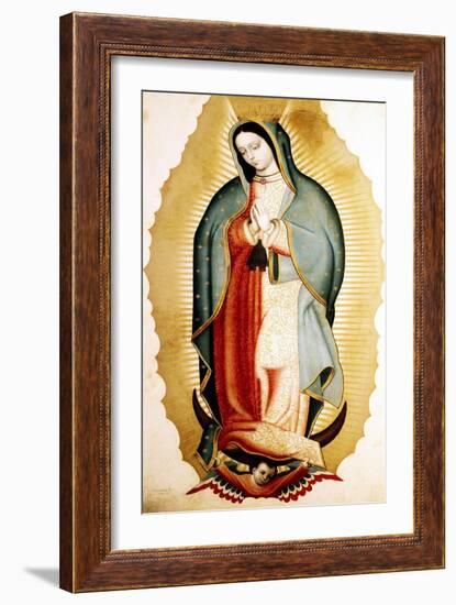 The Virgin of Guadalupe, Museo de America, Madrid, Spain-Miguel Cabrera-Framed Giclee Print