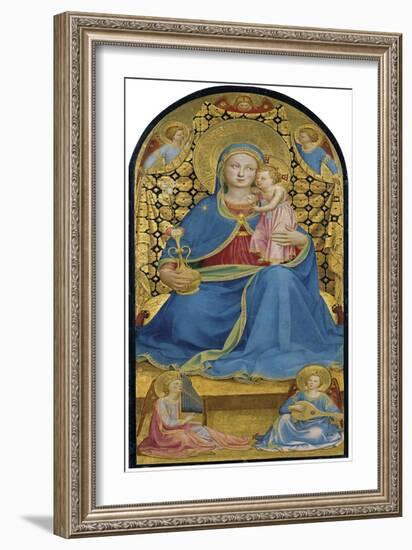 The Virgin of Humility (Madonna Dell' Umilit), C. 1433-1434-Fra Angelico-Framed Giclee Print