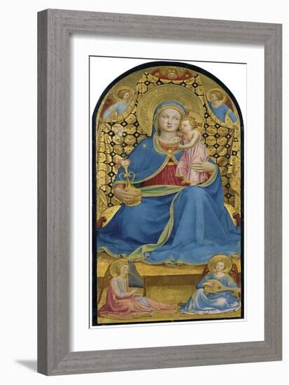 The Virgin of Humility (Madonna Dell' Umilit), C. 1433-1434-Fra Angelico-Framed Giclee Print