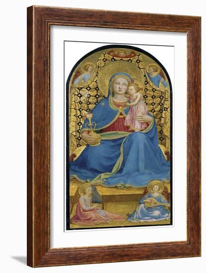 The Virgin of Humility (Madonna Dell' Umilit), C. 1433-1434-Fra Angelico-Framed Giclee Print