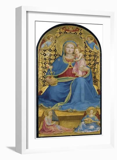 The Virgin of Humility (Madonna Dell' Umilit), C. 1433-1434-Fra Angelico-Framed Giclee Print