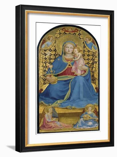 The Virgin of Humility (Madonna Dell' Umilit), C. 1433-1434-Fra Angelico-Framed Giclee Print