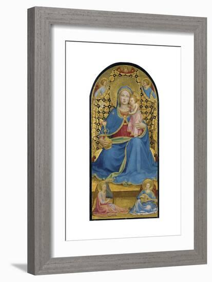 The Virgin of Humility (Madonna dell' Umilitá). Ca. 1433-35-Frau Angelico-Framed Giclee Print