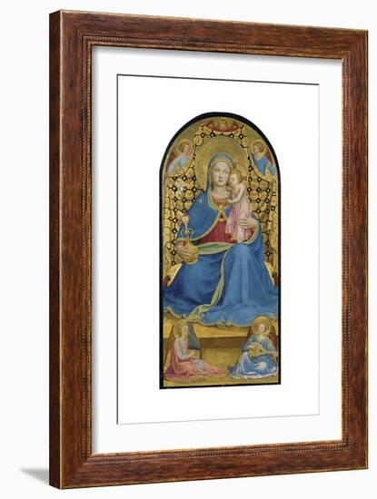 The Virgin of Humility (Madonna dell' Umilitá). Ca. 1433-35-Frau Angelico-Framed Giclee Print