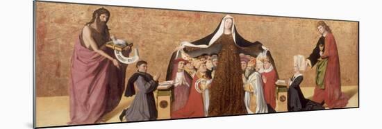 The Virgin of Mercy of the Cadard Family, 1453-Enguerrand Quarton-Mounted Giclee Print