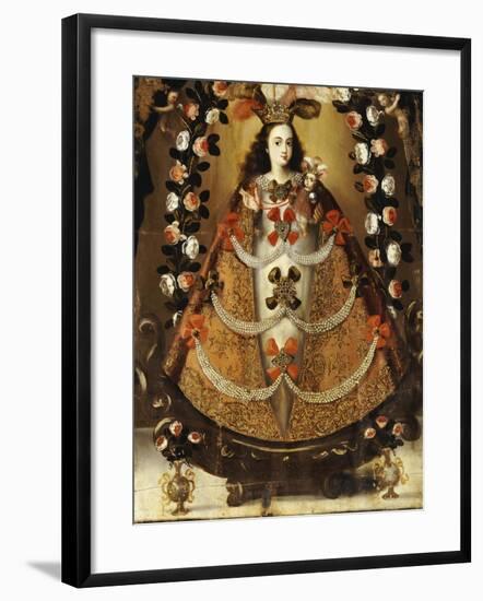 The Virgin of Pomata, School of la Paz, 17th Century-Leonardo Flores-Framed Giclee Print