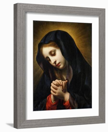 The Virgin of the Annunciation, c.1653-55-Carlo Dolci-Framed Giclee Print