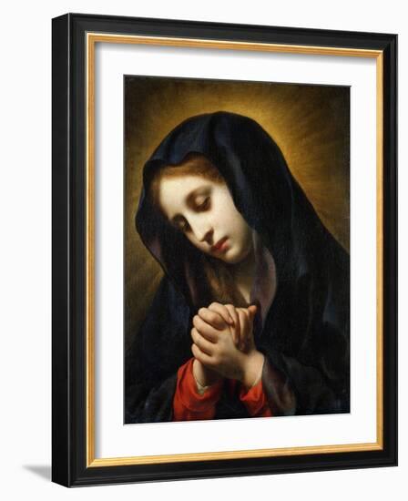 The Virgin of the Annunciation, c.1653-55-Carlo Dolci-Framed Giclee Print