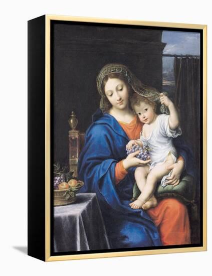 The Virgin of the Grapes, 1640-50-Pierre Mignard-Framed Premier Image Canvas