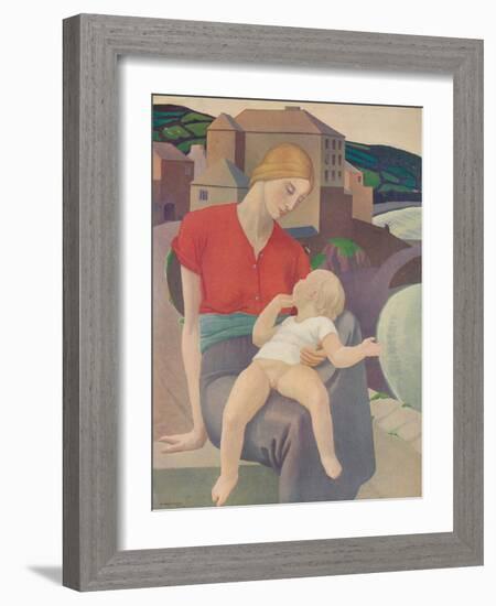 'The Virgin of the Harbour', 1915, (c1932)-Ernest Procter-Framed Giclee Print