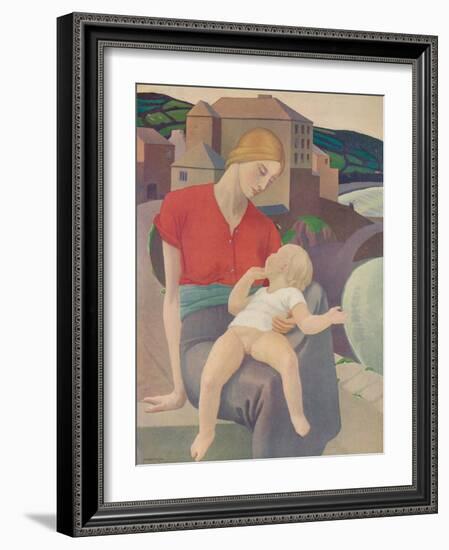 'The Virgin of the Harbour', 1915, (c1932)-Ernest Procter-Framed Giclee Print