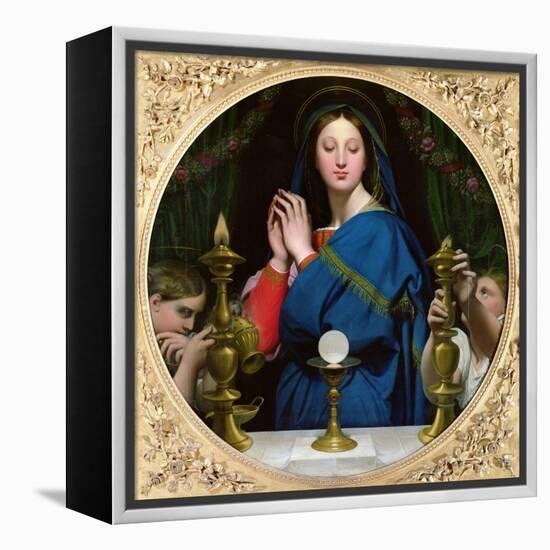 The Virgin of the Host, 1854-Jean-Auguste-Dominique Ingres-Framed Premier Image Canvas