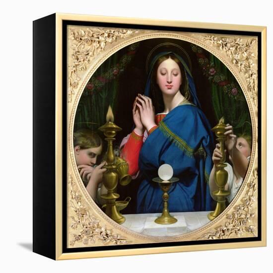 The Virgin of the Host, 1854-Jean-Auguste-Dominique Ingres-Framed Premier Image Canvas