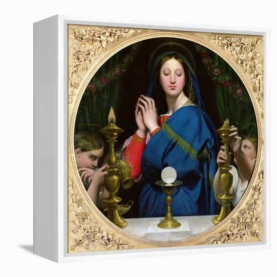 The Virgin of the Host, 1854-Jean-Auguste-Dominique Ingres-Framed Premier Image Canvas
