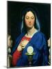 The Virgin of the Host, 1866-Jean-Auguste-Dominique Ingres-Mounted Giclee Print