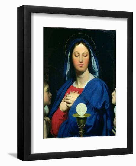 The Virgin of the Host, 1866-Jean-Auguste-Dominique Ingres-Framed Giclee Print