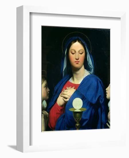 The Virgin of the Host, 1866-Jean-Auguste-Dominique Ingres-Framed Giclee Print