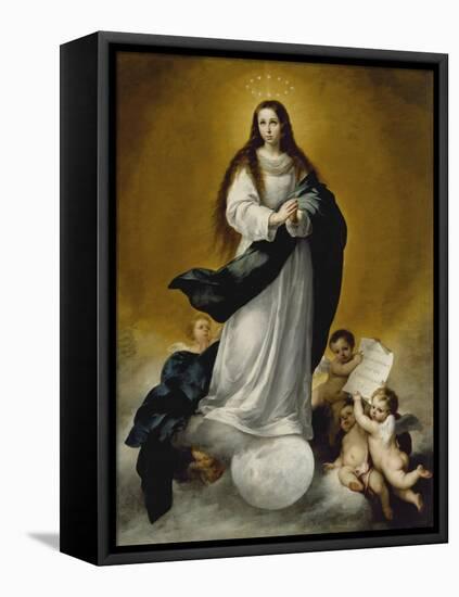 The Virgin of the Immaculate Conception, c.1660-Bartolome Esteban Murillo-Framed Premier Image Canvas