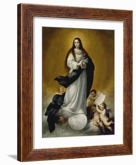 The Virgin of the Immaculate Conception, c.1660-Bartolome Esteban Murillo-Framed Giclee Print