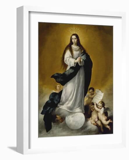 The Virgin of the Immaculate Conception, c.1660-Bartolome Esteban Murillo-Framed Giclee Print