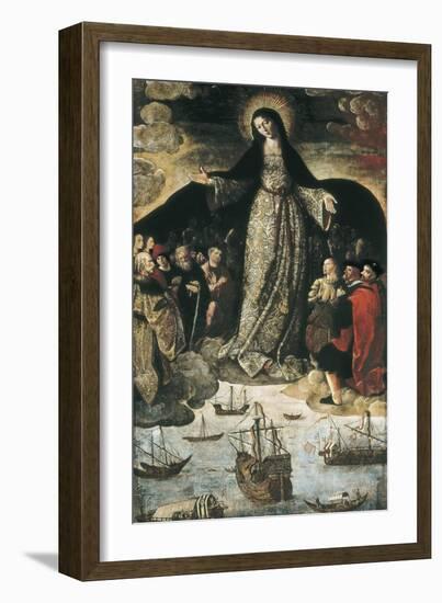 The Virgin of the Navigators-Alejo Fernandez-Framed Art Print
