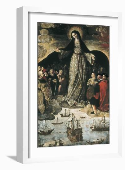 The Virgin of the Navigators-Alejo Fernandez-Framed Art Print