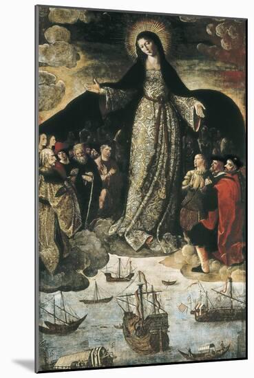 The Virgin of the Navigators-Alejo Fernandez-Mounted Art Print