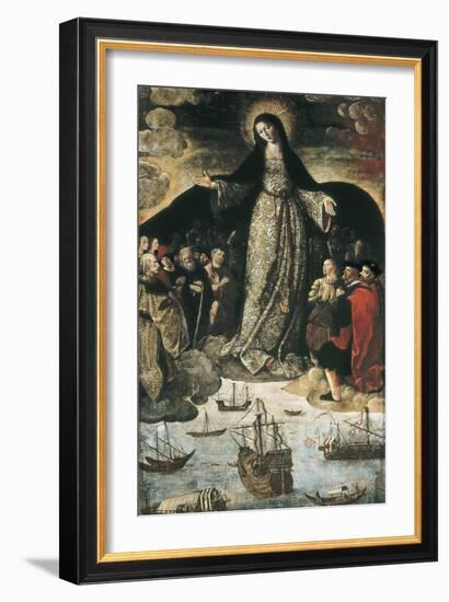 The Virgin of the Navigators-Alejo Fernandez-Framed Art Print