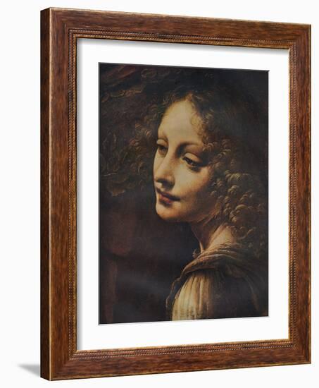 'The Virgin of the Rocks (detail)', c1491-Leonardo Da Vinci-Framed Giclee Print