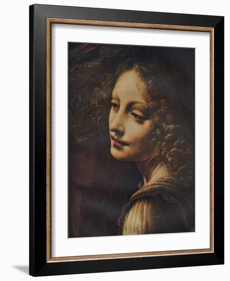 'The Virgin of the Rocks (detail)', c1491-Leonardo Da Vinci-Framed Giclee Print