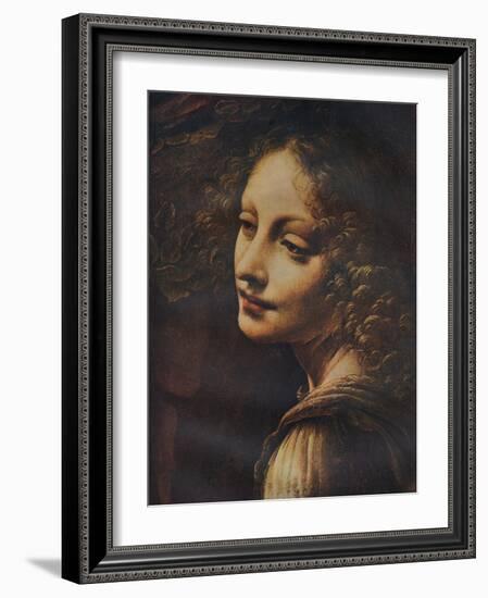 'The Virgin of the Rocks (detail)', c1491-Leonardo Da Vinci-Framed Giclee Print