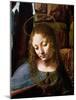 The Virgin of the Rocks (The Virgin with the Infant Saint John Adoring the Infant Christ )-Leonardo da Vinci-Mounted Giclee Print