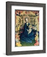 The Virgin of the Rose Bush-Stephan Lochner-Framed Giclee Print
