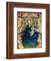 The Virgin of the Rose Bush-Stephan Lochner-Framed Giclee Print