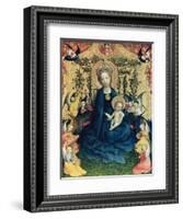 The Virgin of the Rose Bush-Stephan Lochner-Framed Giclee Print