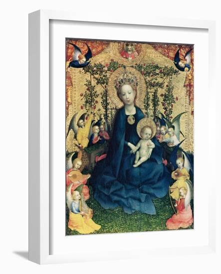 The Virgin of the Rose Bush-Stephan Lochner-Framed Giclee Print