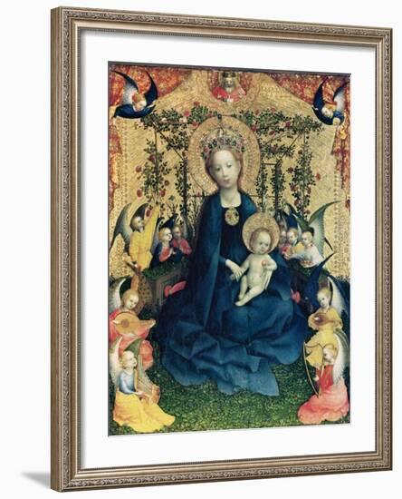 The Virgin of the Rose Bush-Stephan Lochner-Framed Giclee Print