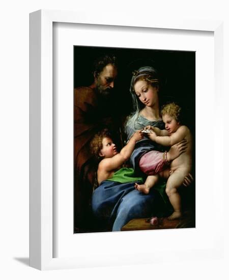 The Virgin of the Rose, circa 1518-Raphael-Framed Giclee Print