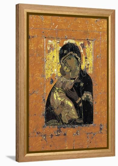 The Virgin of Vladimir, Byzantine Icon, Early 12th Century-null-Framed Premier Image Canvas