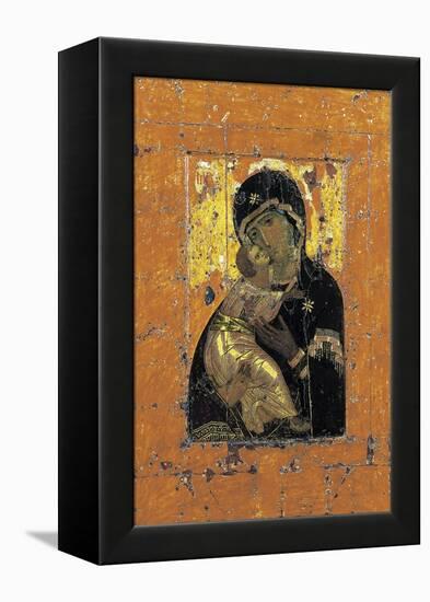 The Virgin of Vladimir, Byzantine Icon, Early 12th Century-null-Framed Premier Image Canvas