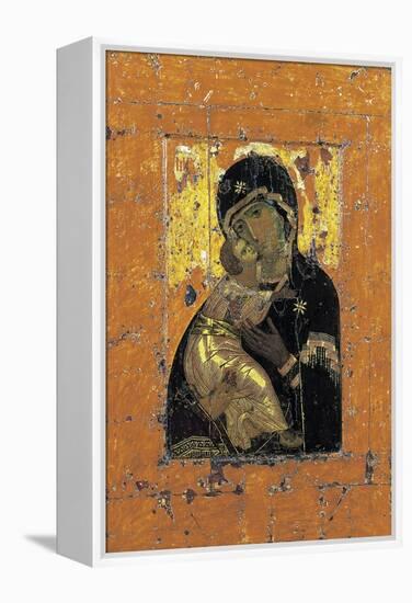 The Virgin of Vladimir, Byzantine Icon, Early 12th Century-null-Framed Premier Image Canvas