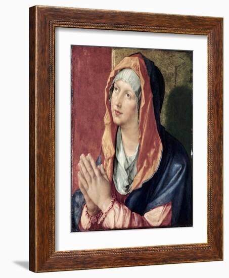 The Virgin Praying-Albrecht Dürer-Framed Giclee Print