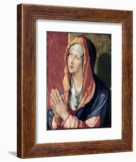 The Virgin Praying-Albrecht Dürer-Framed Giclee Print