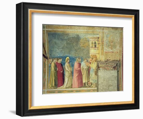 The Virgin's Wedding Procession, c.1305 (Post Restoration)-Giotto di Bondone-Framed Giclee Print