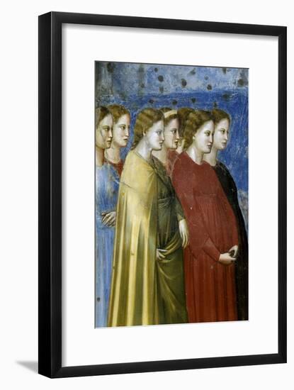 The Virgin's Wedding Procession, Detail-Giotto di Bondone-Framed Giclee Print