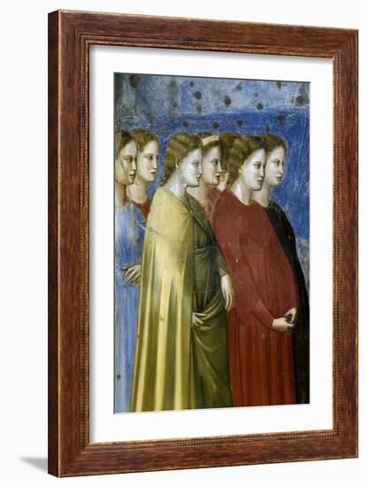 The Virgin's Wedding Procession, Detail-Giotto di Bondone-Framed Giclee Print