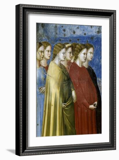 The Virgin's Wedding Procession, Detail-Giotto di Bondone-Framed Giclee Print