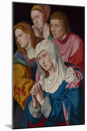 The Virgin, Saint John, Saint Mary Magdalene and a Holy Woman, C.1535-Bartholomaeus Bruyn-Mounted Giclee Print